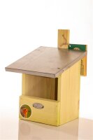 Rotkehlchen-Nistkasten, Nisthilfe für Halbhöhlenbrüter