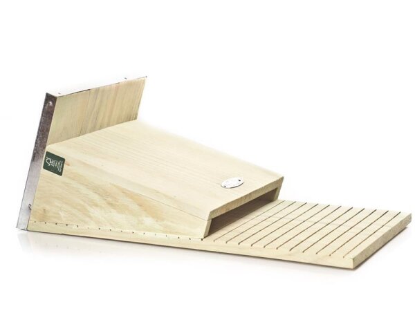 Fledermauskasten aus Holz, mit Zinkblechdach