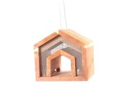 Futterhäuschen zum Aufhängen aus Red-Zeder