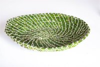 Korb aus Schachtelhalm, oval, ca. 28 cm Länge