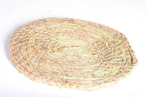 Topfuntersetzer aus Ray-Gras, oval: 29 x 24 cm
